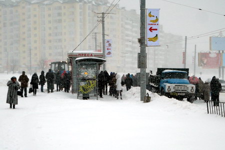 Сніжні замети у Львові