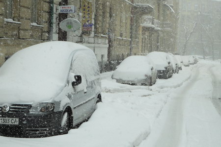 Снігопади у Львові