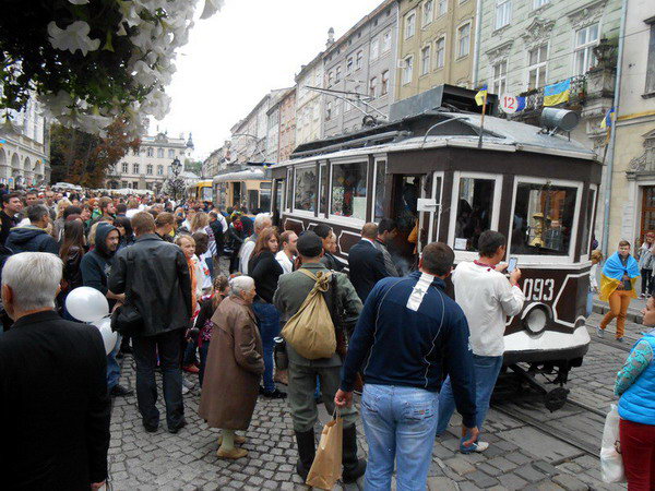 Парад трамваїв у Львові - 2014