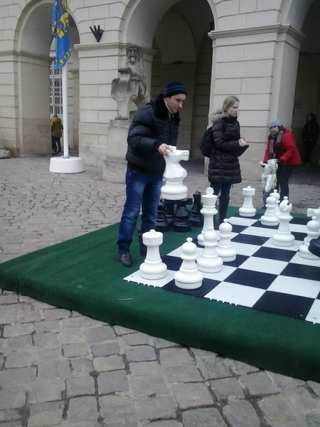 Вуличні шахи у Львові