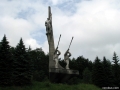Пам'ятник визволителям міста при в'їзді у Сколе