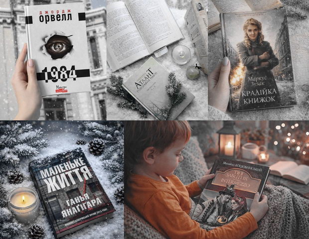ТОП-5 книг для читання довгими зимовими вечорами